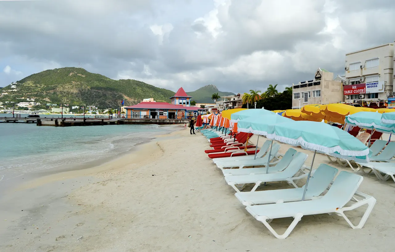 Great Bay Beach at Philipsburg, St