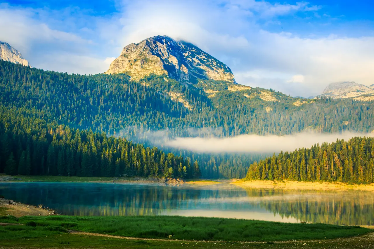Morning Mist on Black Lake, Durmitor National Park