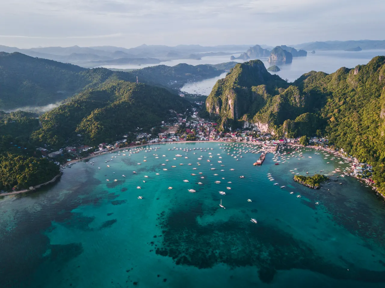 El Nido is a Philippine municipality on Palawan island