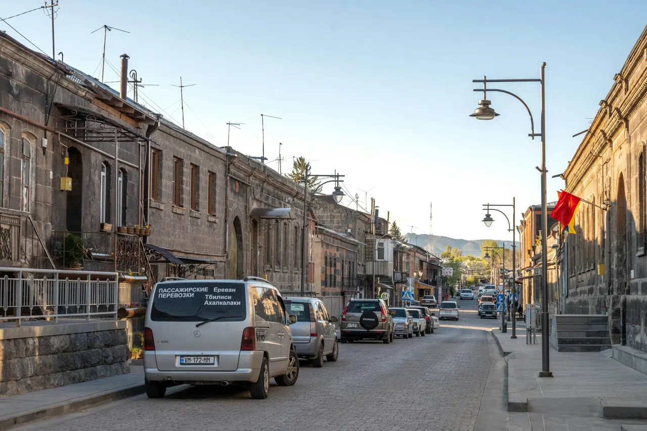 Garanyan Street in old Gyumri