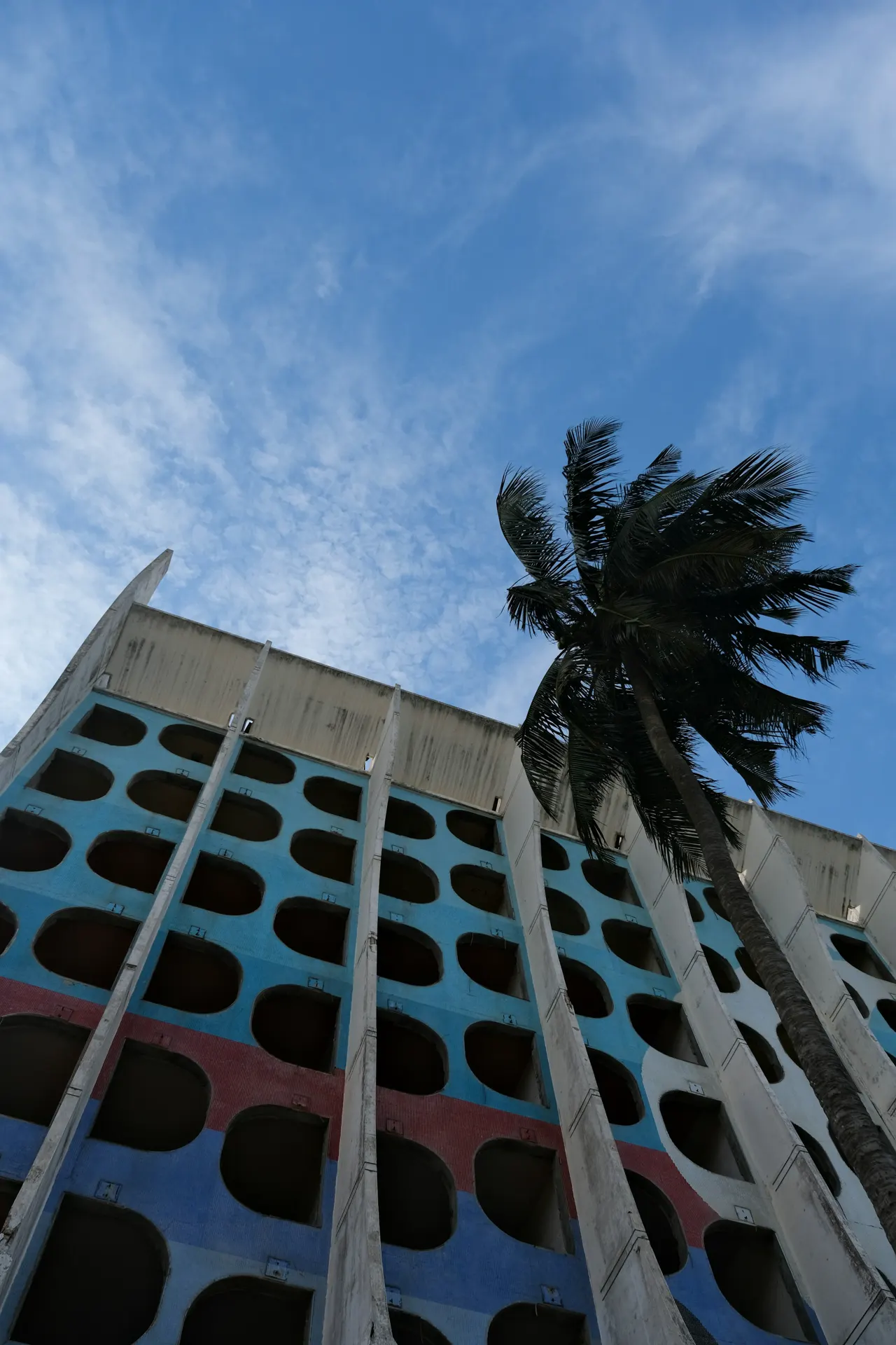 The abandoned Hotel de la paix in Lomé, Togo, October 2024