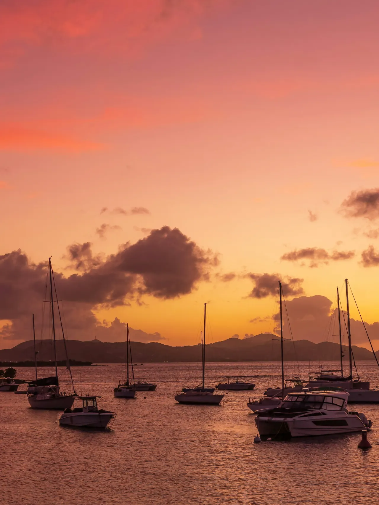 Sunset over St