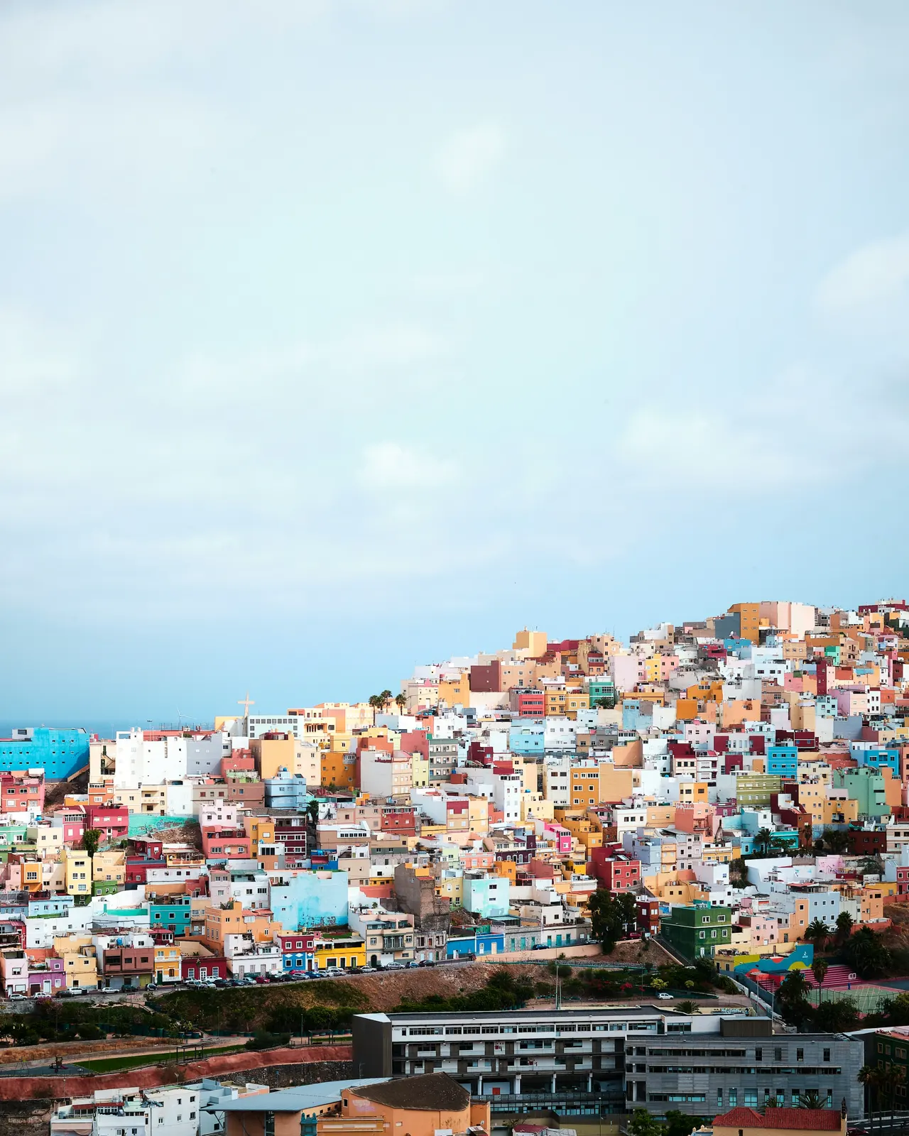 The beautiful views of San Juan district, in Las Palmas de Gran Canaria, Canary Islands, Spain
