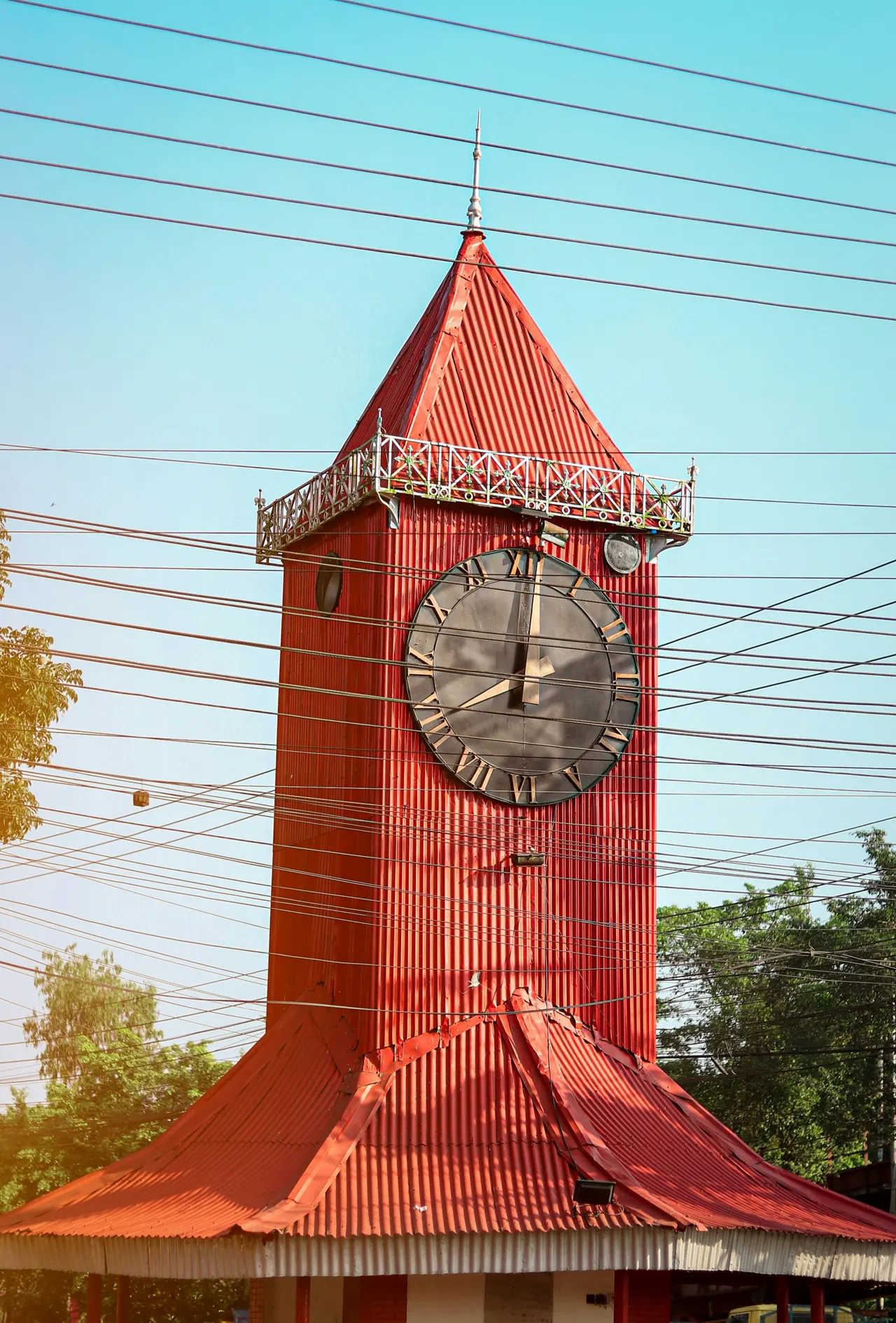 Ali Amjad's Clock tower in Sylhet Bangladesh