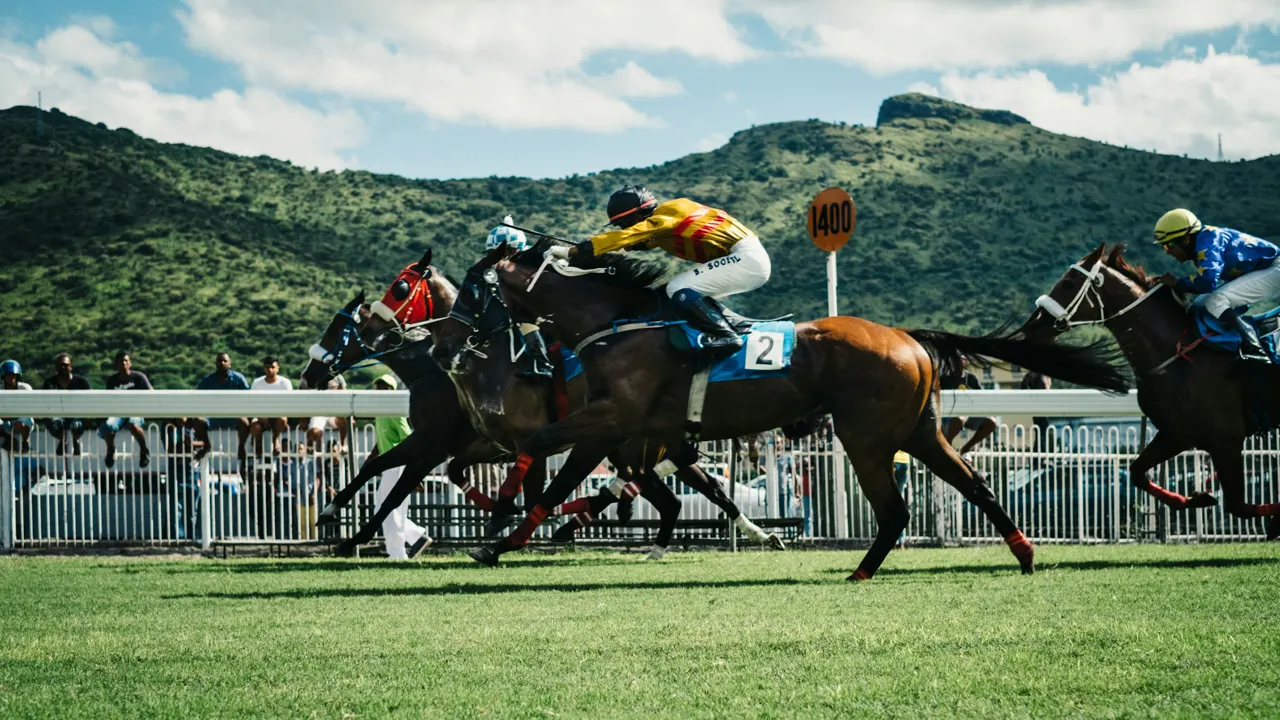 First day of the horse racing season at Champ de Mars (Mauritius)