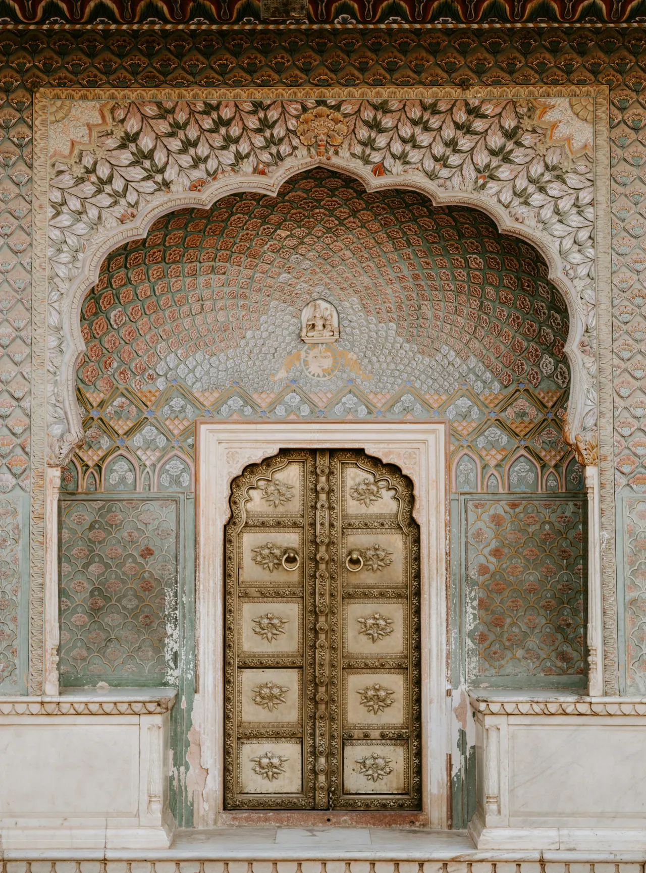 Ornate doorway, Indian architecture, Jaipur