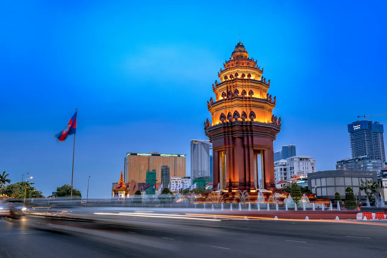 Independence monument of Cambodia