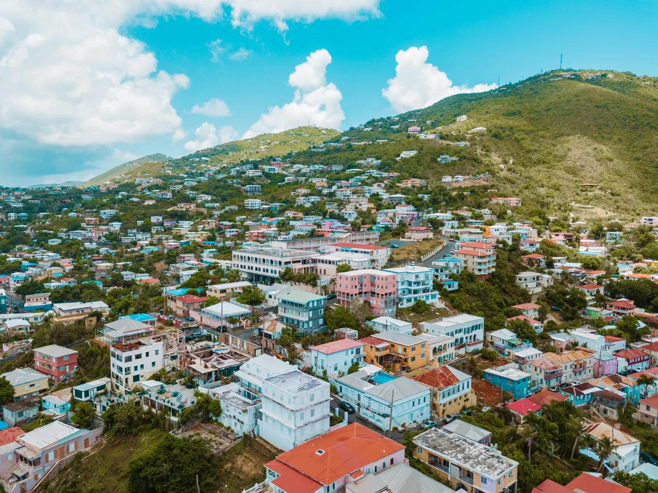 Colorful Houses on St
