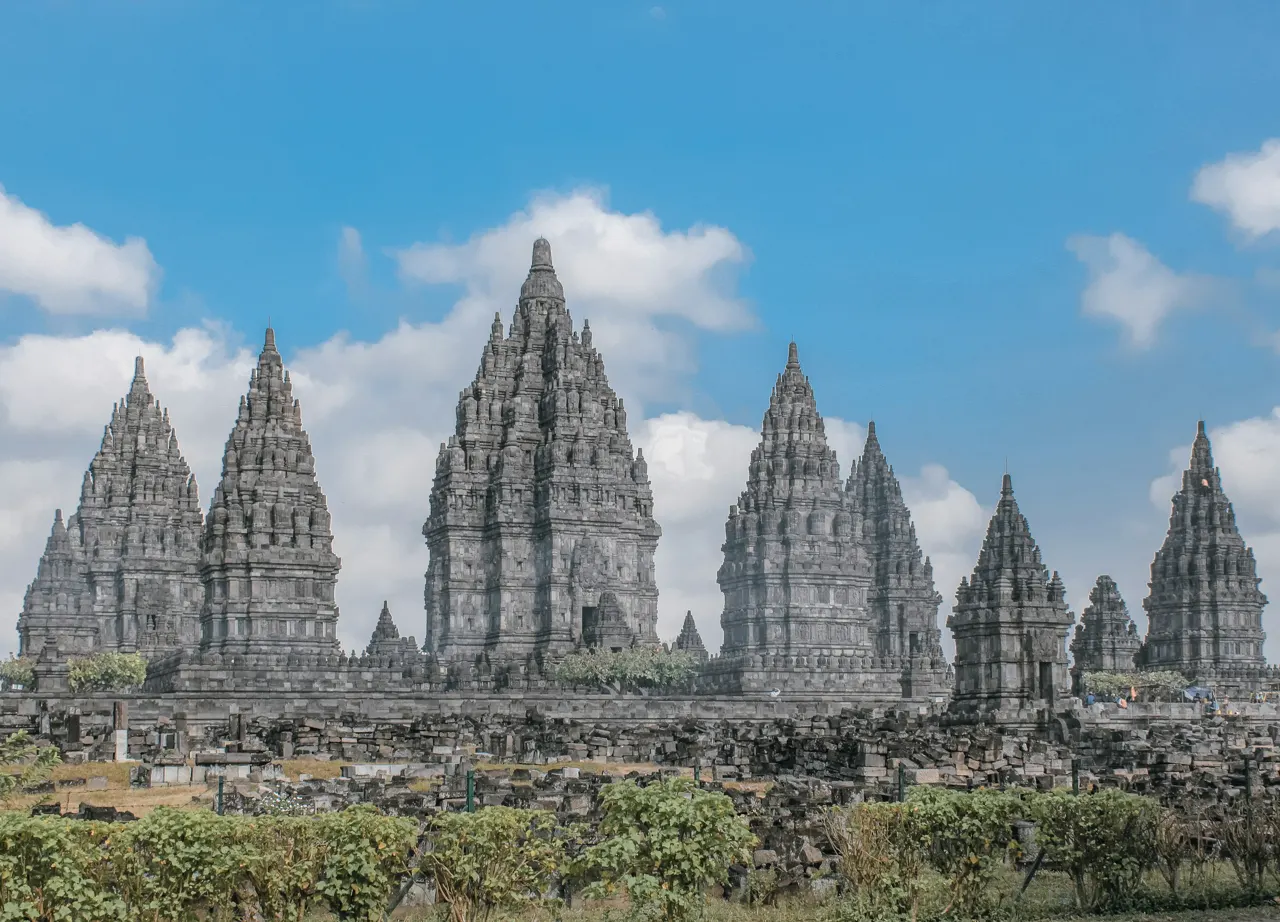 Prambanan Temple, built around 9th-century, is a Hindu temple compound in Special Region of Yogyakarta, Indonesia