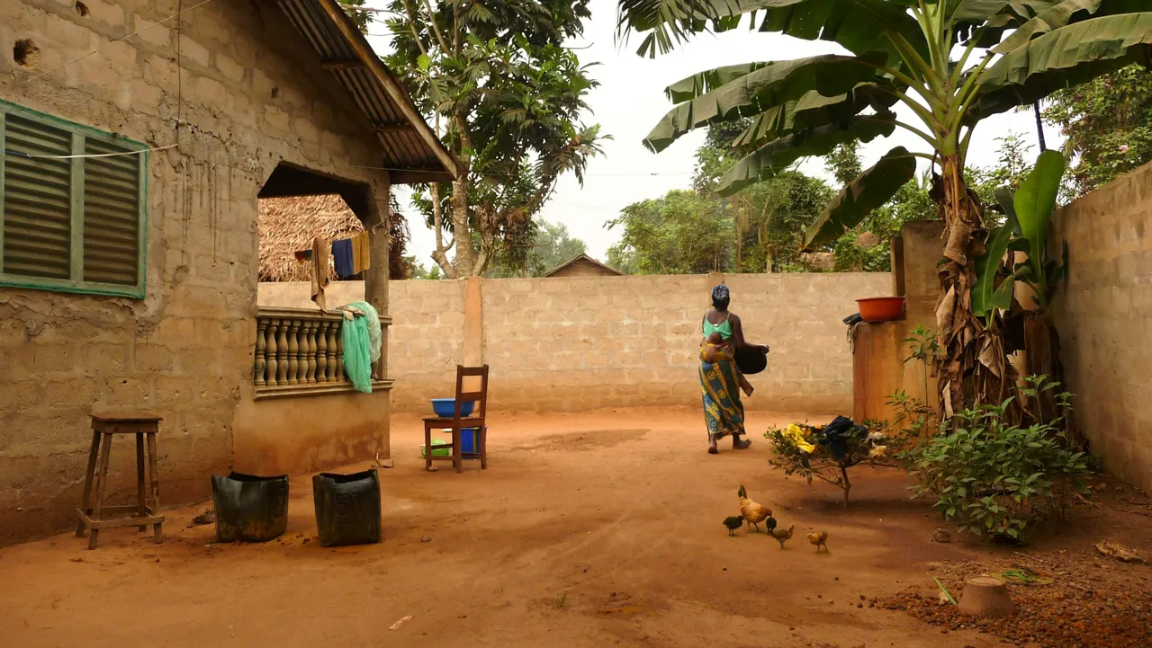Chez Albert à Médédjonou en 2013