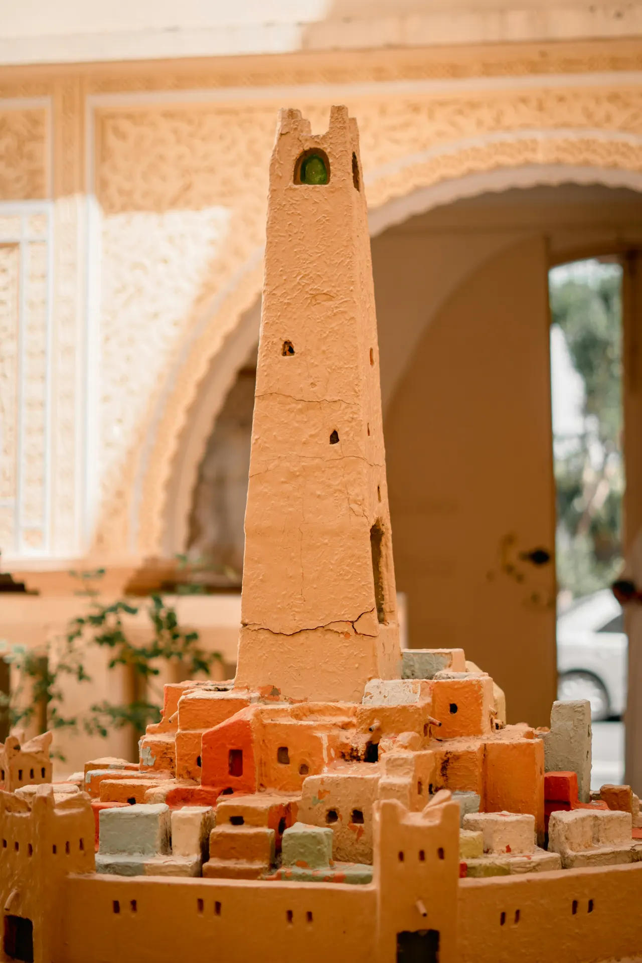 This architectural design represents the Ghardaïa Palace in Algeria 🇩🇿