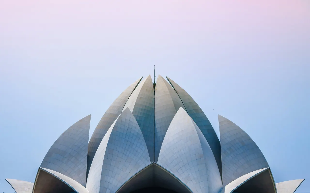 Lotus temple New Delhi, India