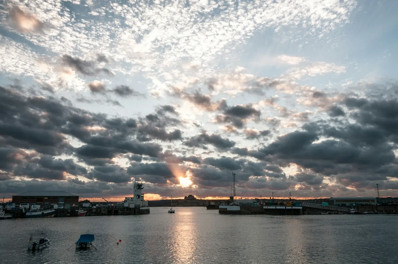 Beautiful sunset at St