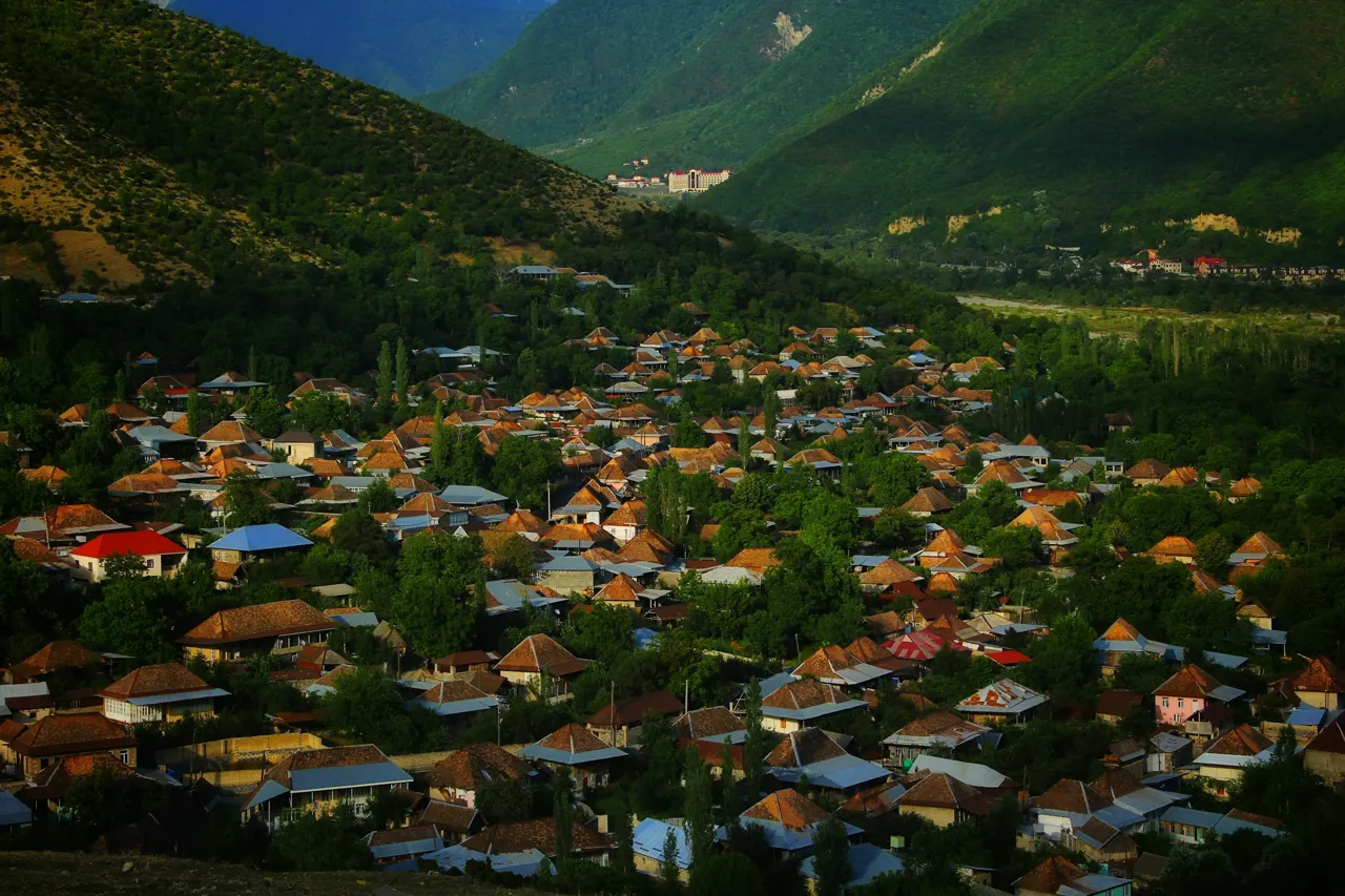 Nature, Village, Mountain