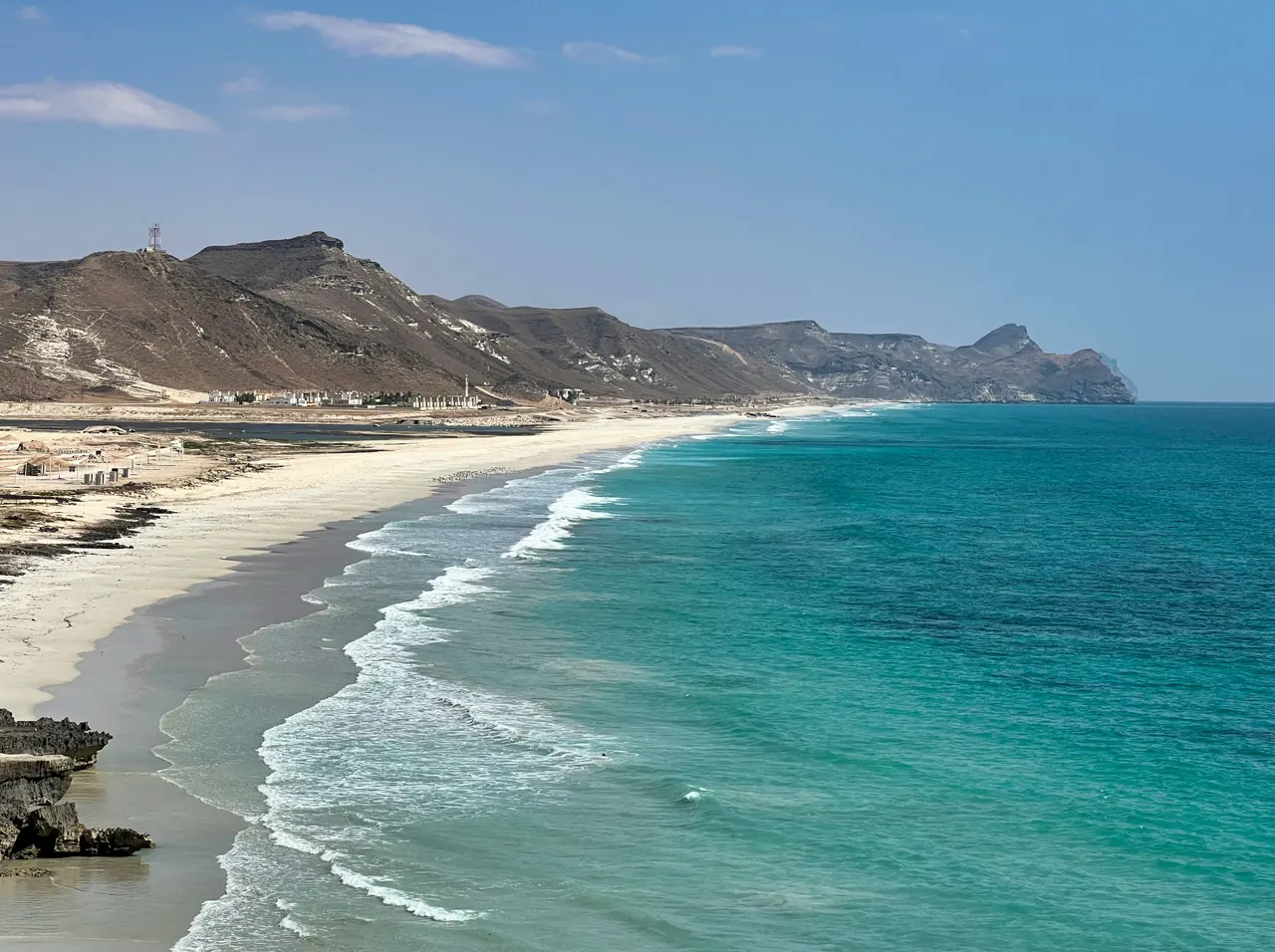Enjoying the fantastic ocean breeze in Salalah, Oman