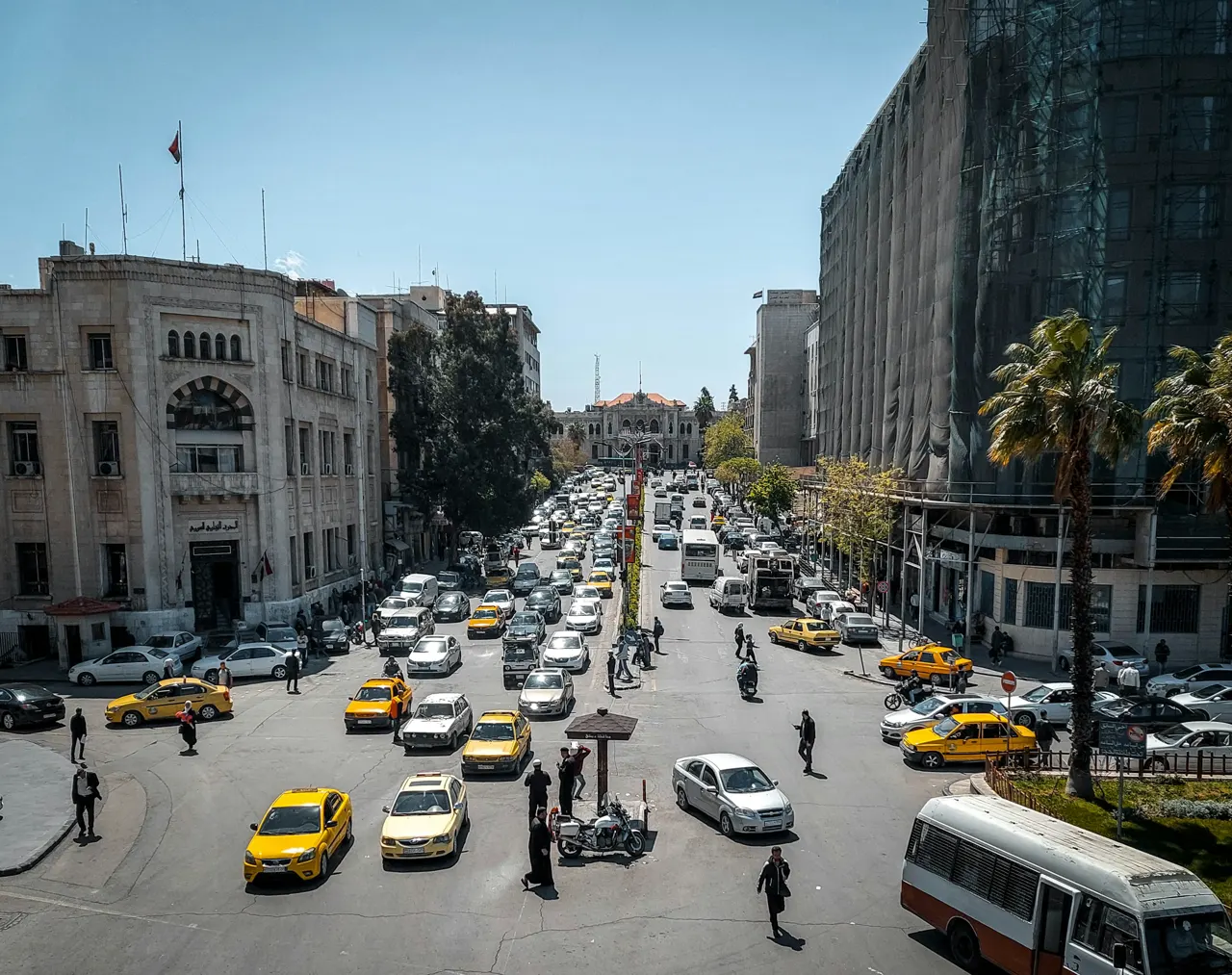 The Syrian capital, Damascus, downtown